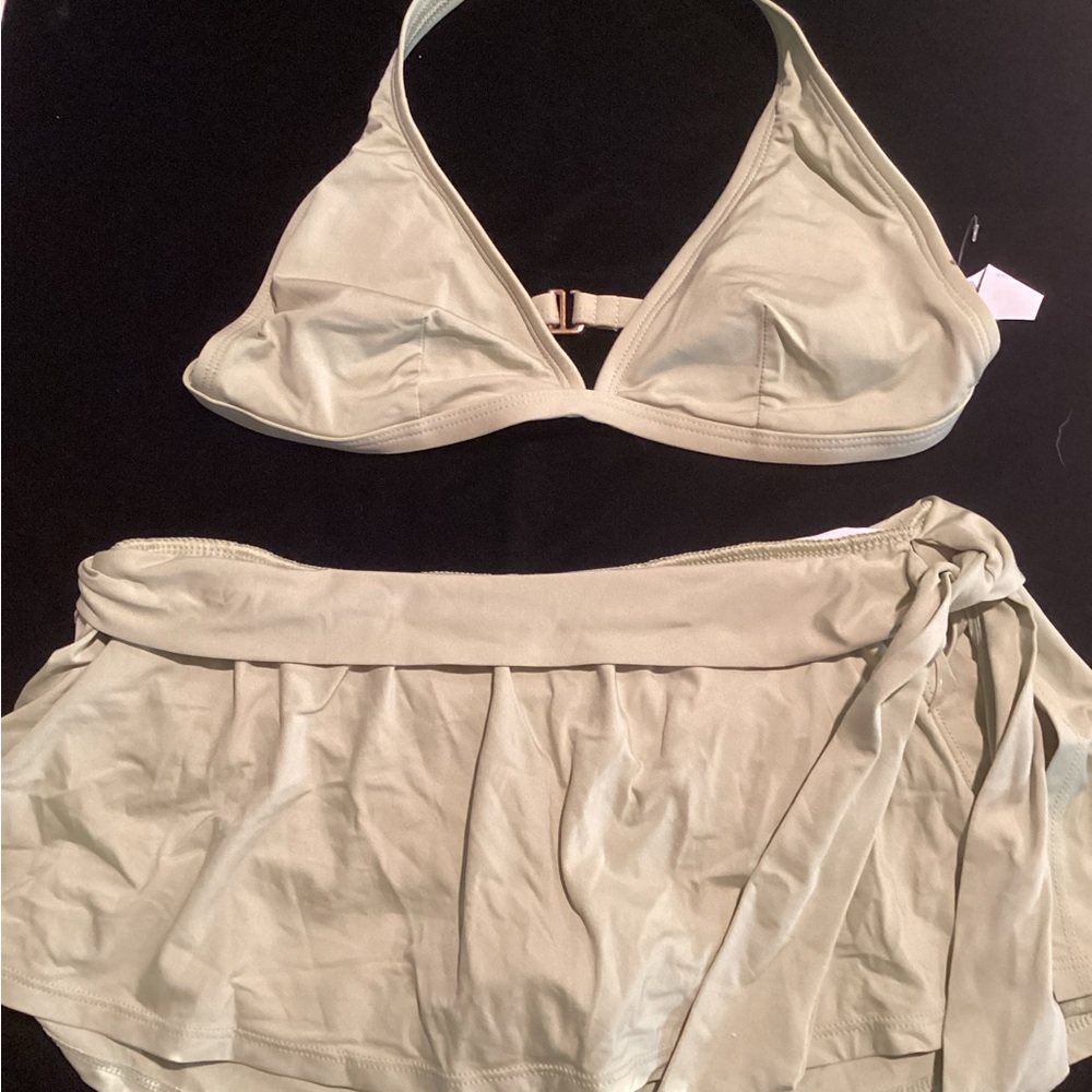 2Bamboo Halter Bikini Set, size 10